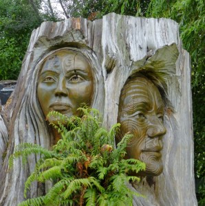 Houtsnijwerk bij Abel Tasman