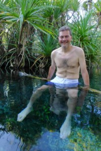 Remy in de Bitter Springs Hot Pool