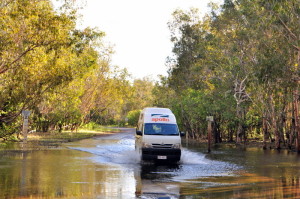 Het "floodway" bord is toch wel belangrijk...