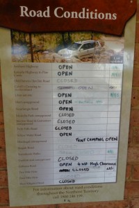 Kakadu Road Conditions
