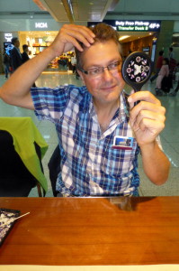 Zo'n spiegel is wel handig...