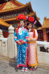 Chinese toeristen houden van verkleedpartijtjes