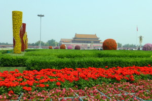 Mao Mausoleum vanaf het Plein van de Hemelse Vrede