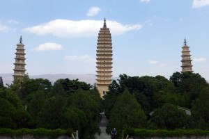 De Drie Pagodes in Dali