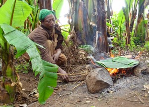 Het brood wordt gebakken
