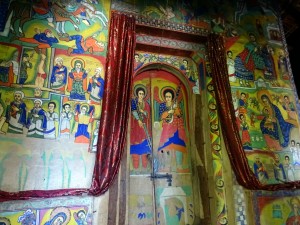 Binnenin de Debre Mariam