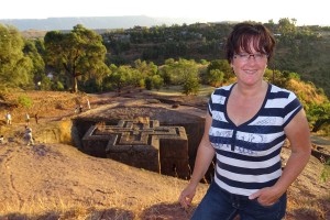 Jacqueline bij de Bet Giyorgis