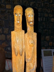 Totems in het museum