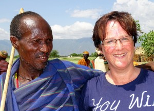 Jacqueline met een Arbore man