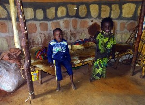 In een huis van de Borana