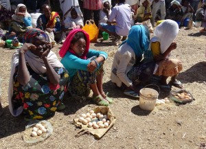 Sommigen verkopen maar een paar eieren