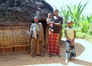 Een traditioneel Sidama huis